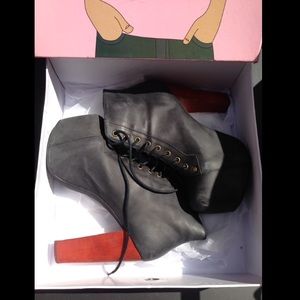 JEFFREY CAMPBELL 'Lita' High Platform Bootie - 7.5